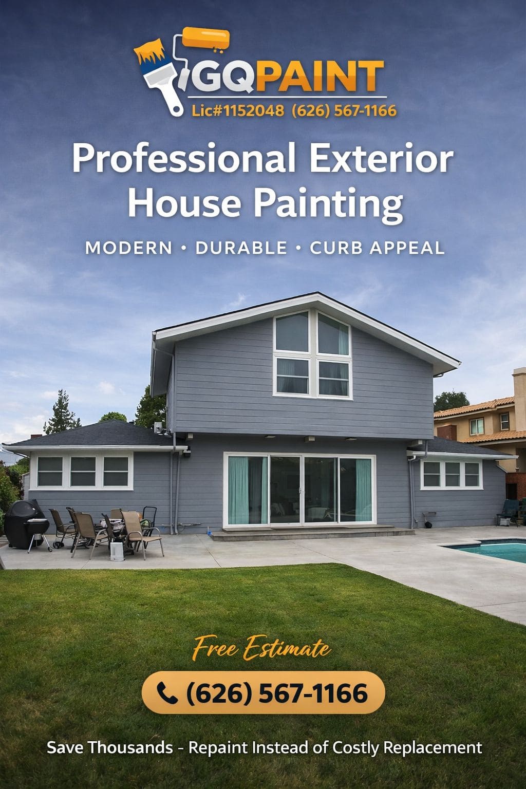 GQ Custom Painting Whittier project